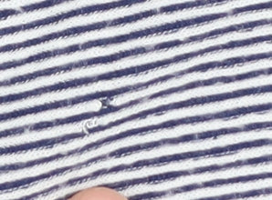 Christian Siriano Women's Blue Striped Pullover Jumper L