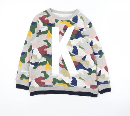 Kimba Kids Boys Multicoloured Camouflage Sweatshirt 9-10Y