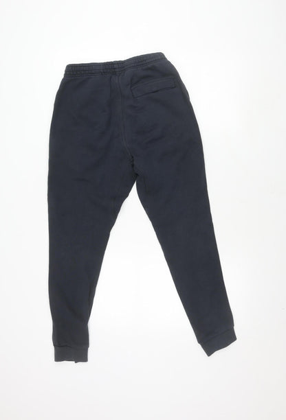 Nike Men's Black Jogger Trousers - S, Elastic Waist