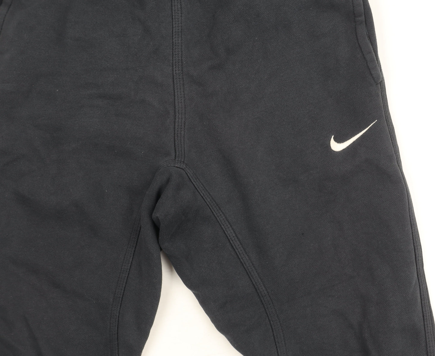 Nike Men's Black Jogger Trousers - S, Elastic Waist