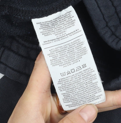 Nike Men's Black Jogger Trousers - S, Elastic Waist