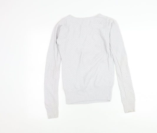 Womens UK Size XS Reiss Grey Pullover Jumper