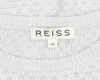 Womens UK Size XS Reiss Grey Pullover Jumper