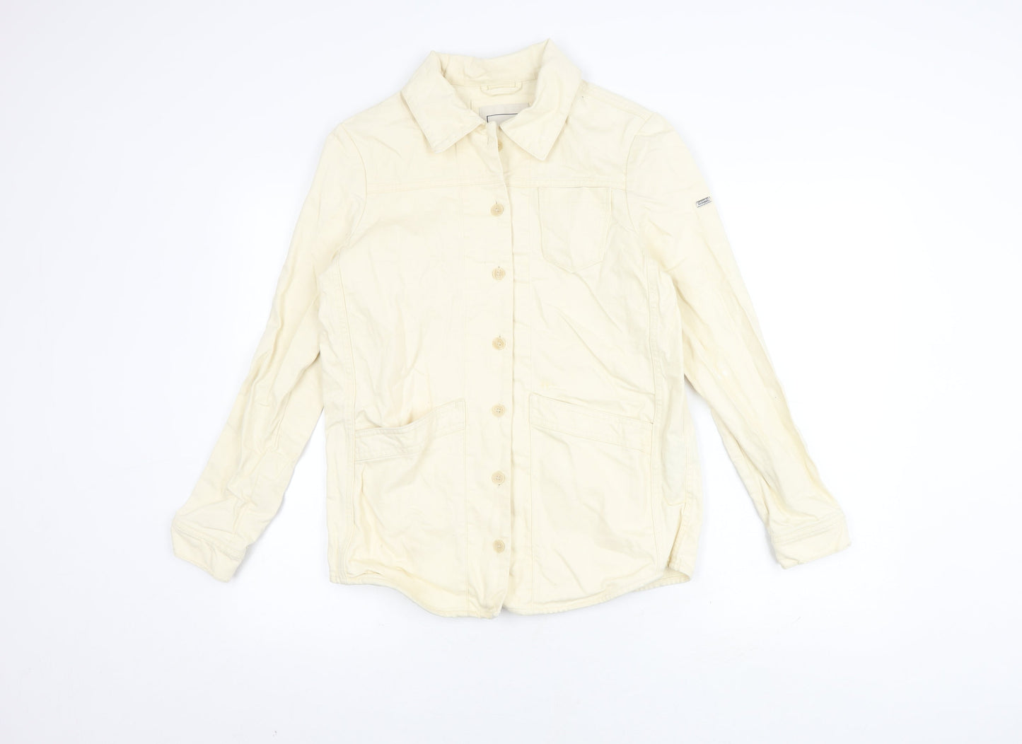 Womens UK Size 8 Superdry Ivory Basic Jacket