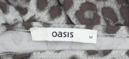 Womens UK Size M Oasis Brown  T-Shirt