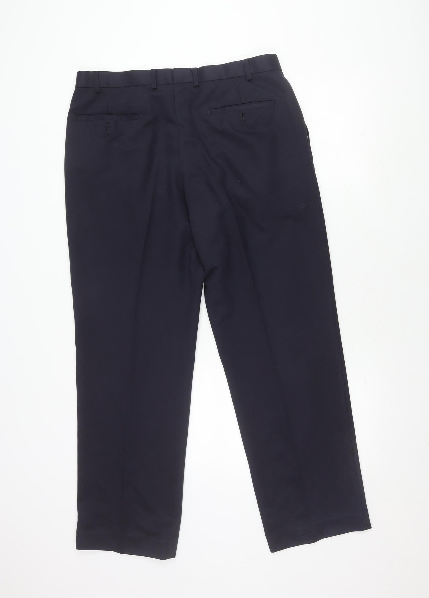 Marks and Spencer Navy Dress Pants, Men, Size 36