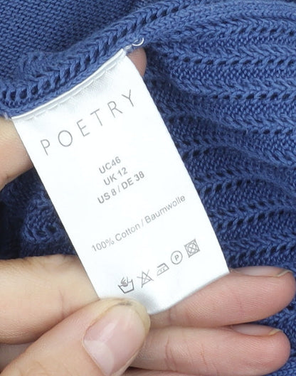 Womens UK Size 12 Poetry Blue  Jumper