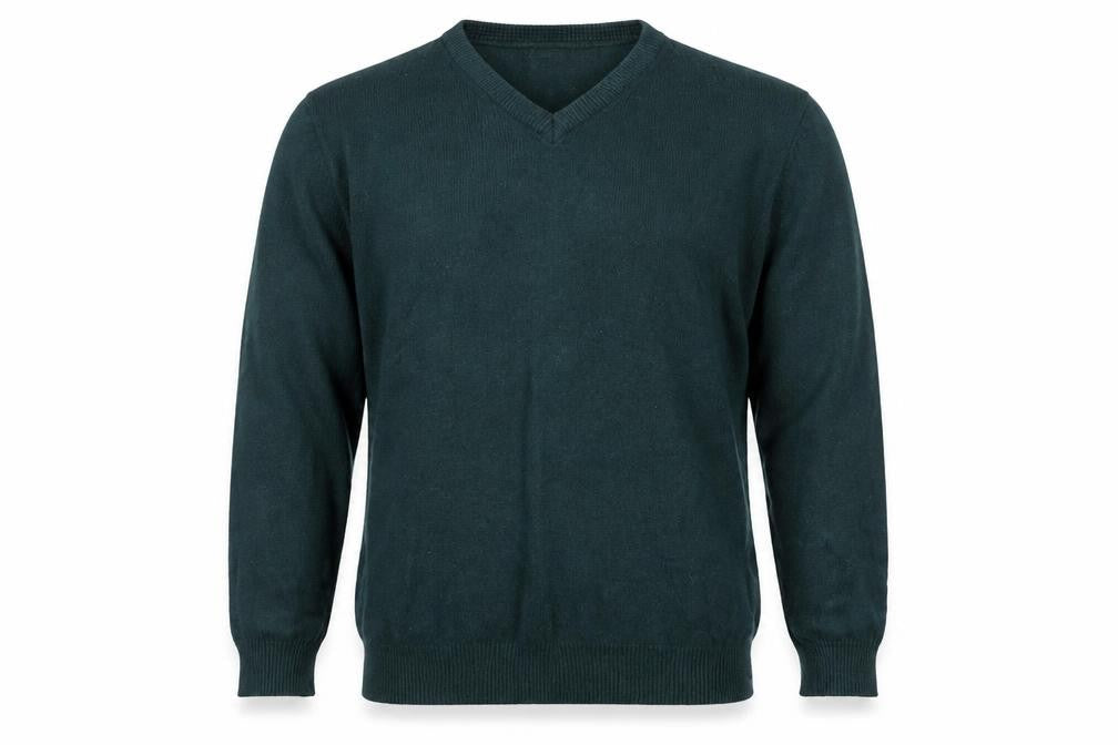 Mens UK Size L Atlantic Bay Green Pullover Jumper