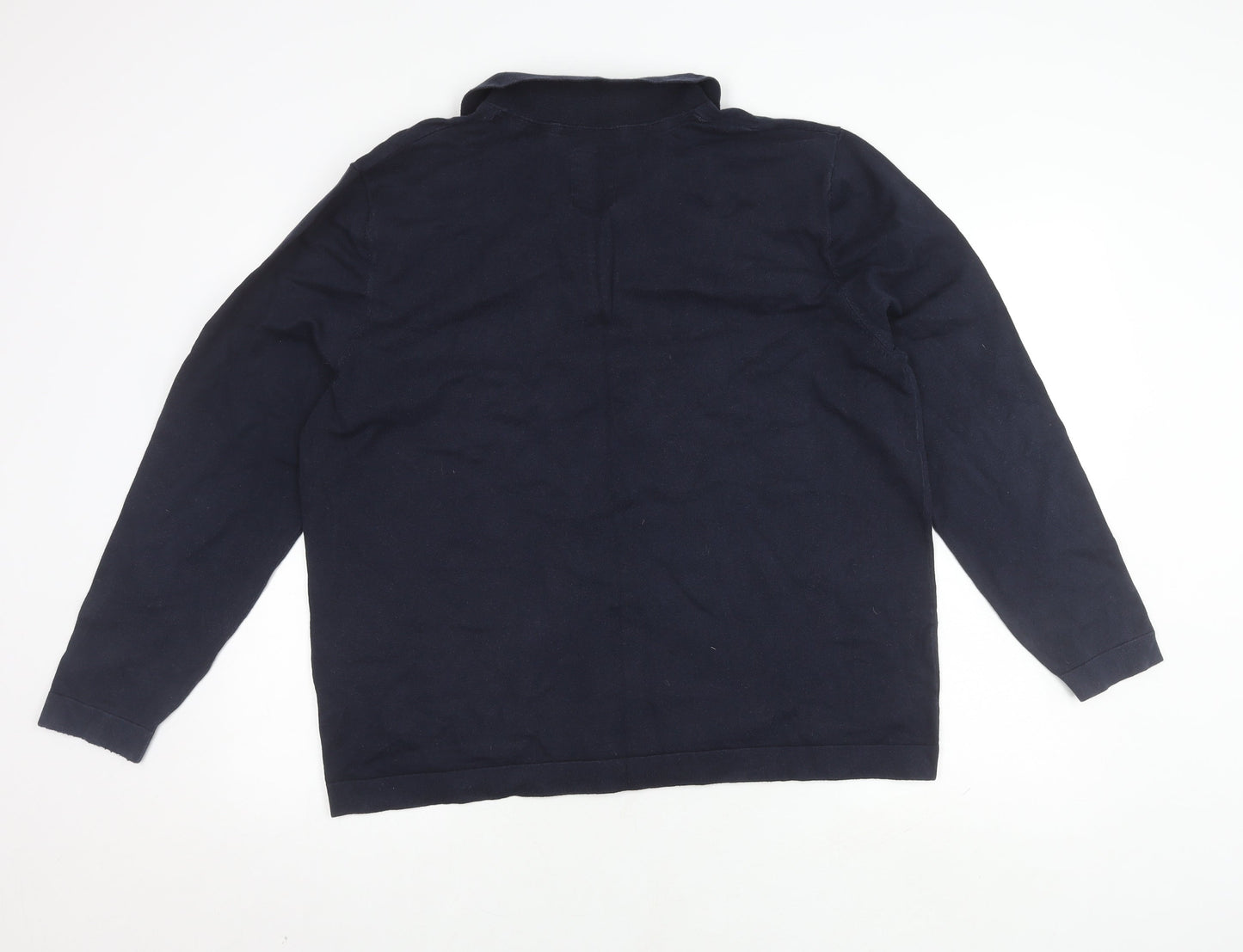 Hammond & Co. Men's Blue XL Long Sleeve Polo