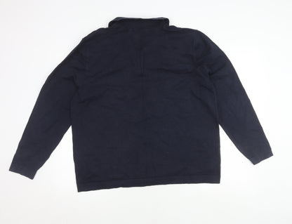 Hammond & Co. Men's Blue XL Long Sleeve Polo