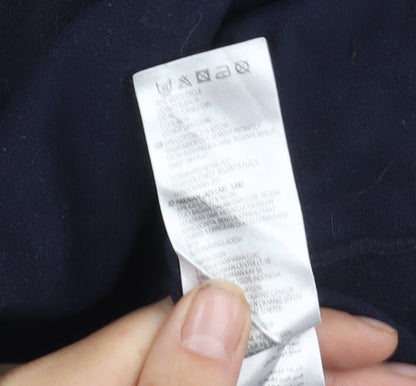 Hammond & Co. Men's Blue XL Long Sleeve Polo