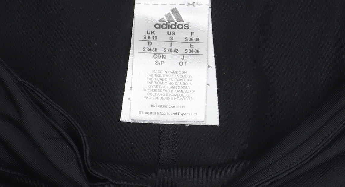 Adidas Women's Black Track Pants, Size S, Gym & Training