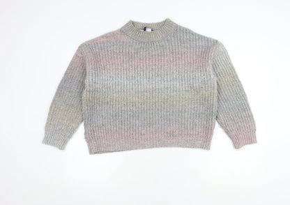 Womens UK Size 12 Crew Clothing Company Grey Pullover Jumper