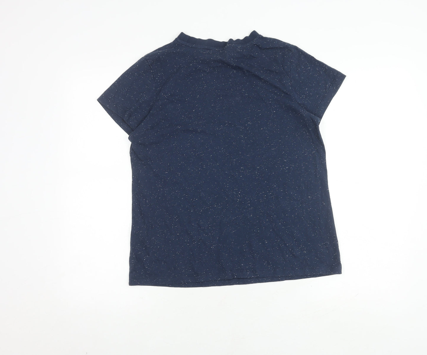 Crew Clothing Boys Blue M T-Shirt Short Sleeve Logo