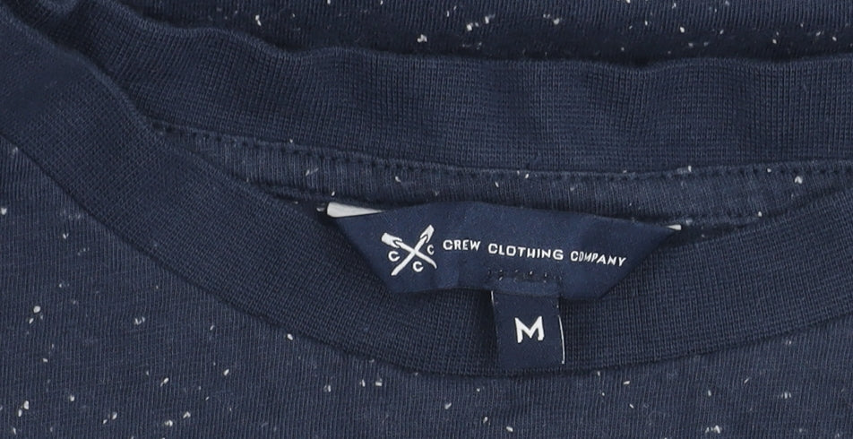 Crew Clothing Boys Blue M T-Shirt Short Sleeve Logo