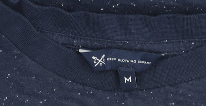 Crew Clothing Boys Blue M T-Shirt Short Sleeve Logo