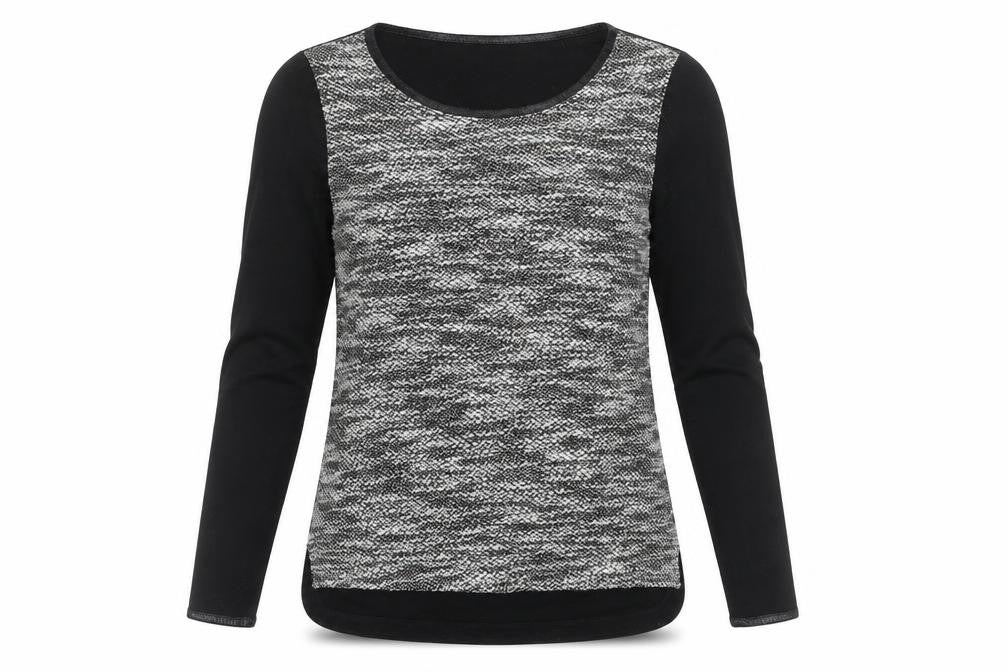 Womens UK Size S Sandwich Black Pullover Jumper
