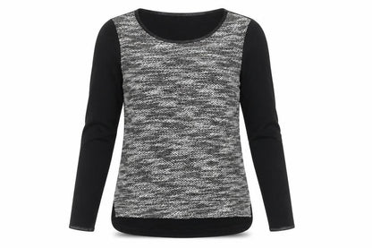 Womens UK Size S Sandwich Black Pullover Jumper
