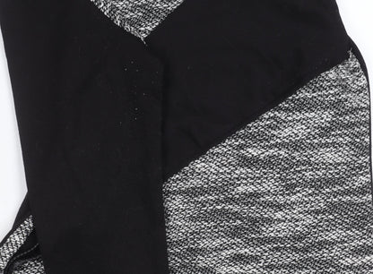 Womens UK Size S Sandwich Black Pullover Jumper