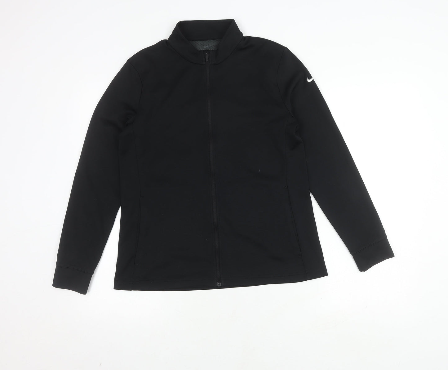 Nike Unisex Black Medium Basic Jacket for Gym