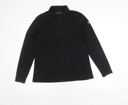 Nike Unisex Black Medium Basic Jacket for Gym