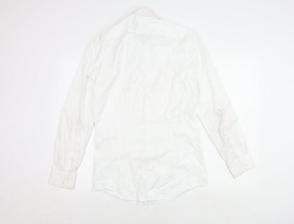 Charles Tyrwhitt Men's White Extra-Slim Shirt, Size 37