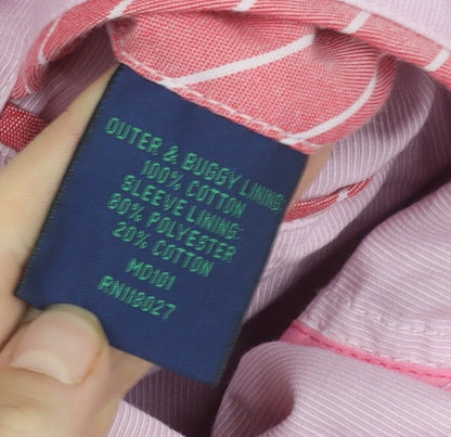 Boden Women's Pink Cotton Blazer - Size 10, Notch Lapel, 38 Chest