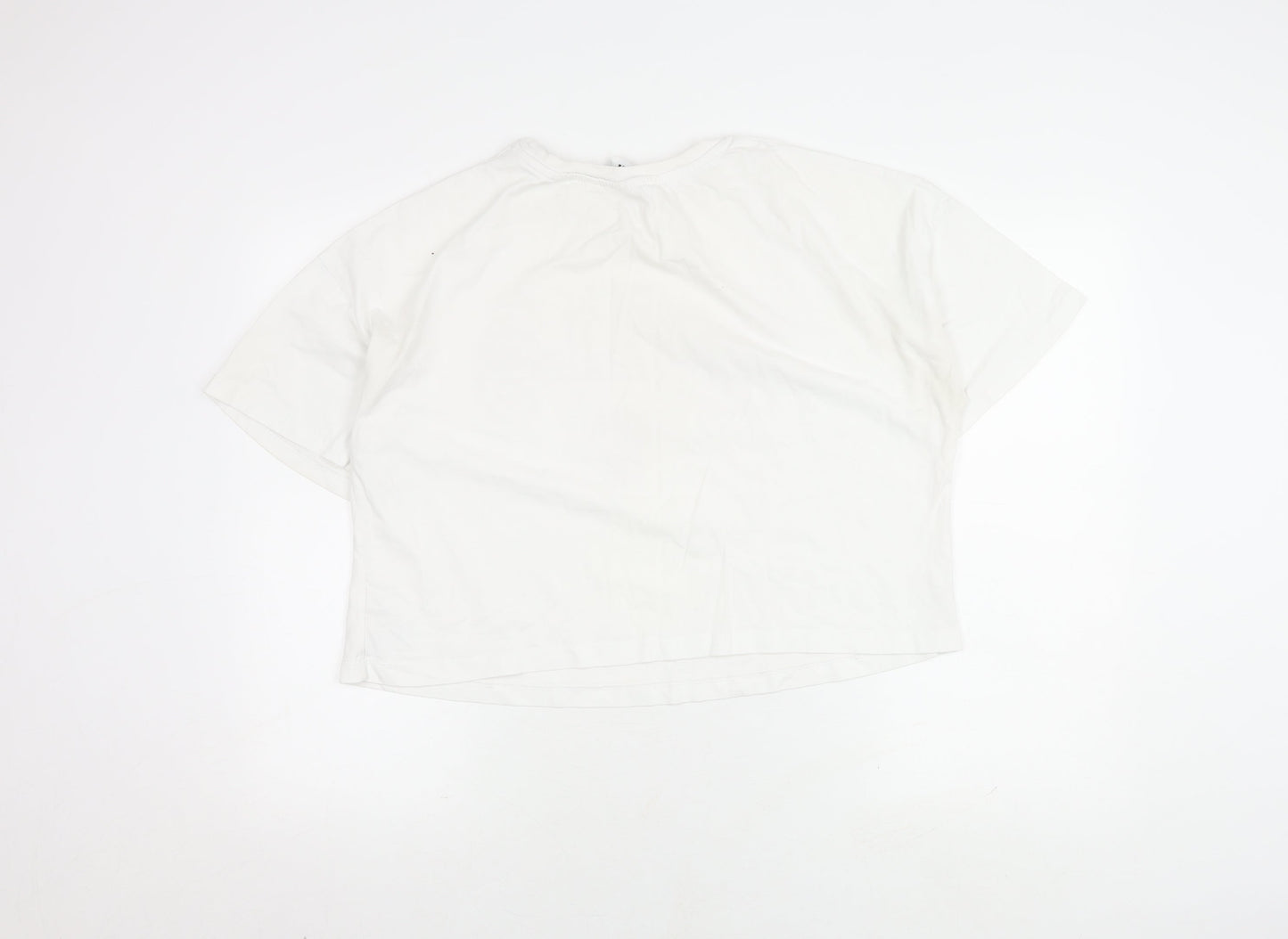 Unisex Adults UK Size 14 NBA White  T-Shirt