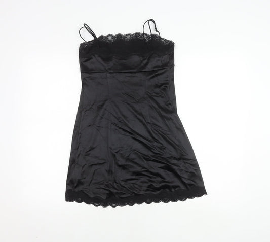 Urban Outfitters Women's Black Slip Dress - S