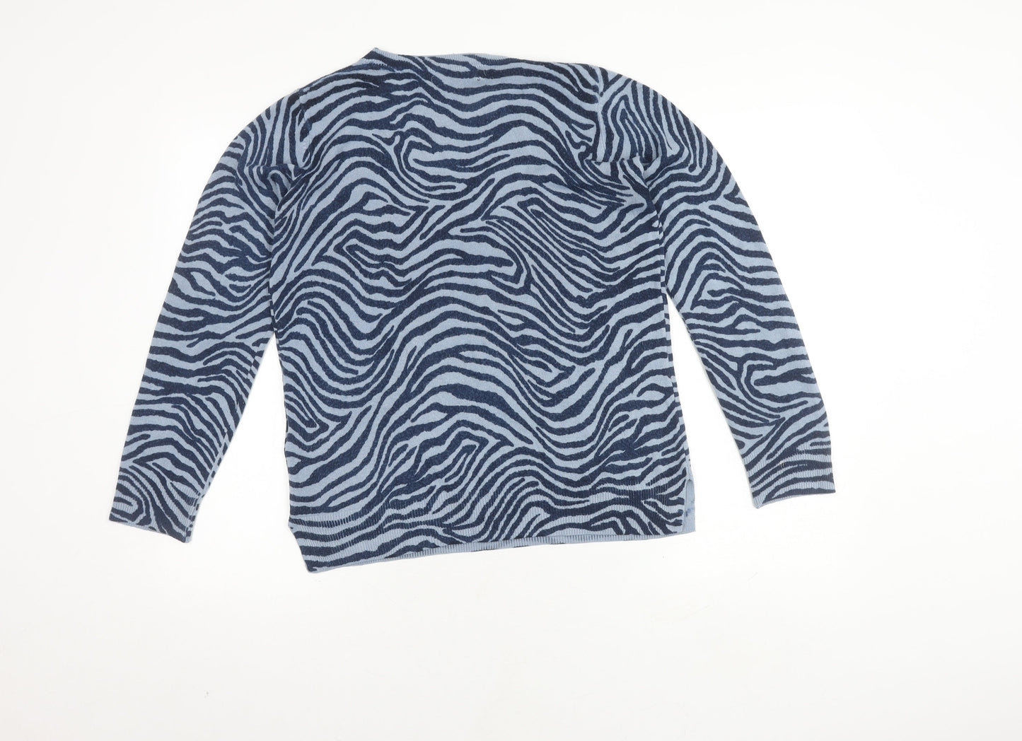 Womens UK Size 12 Marks and Spencer Blue Pullover Jumper