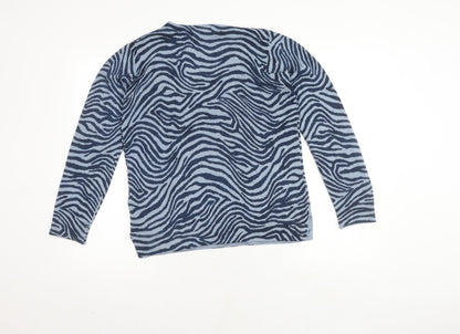 Womens UK Size 12 Marks and Spencer Blue Pullover Jumper