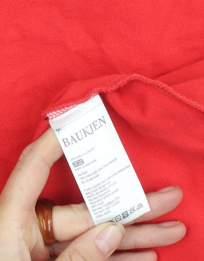 Baukjen Women's Red Cape Jumper Cape Regular Size 8