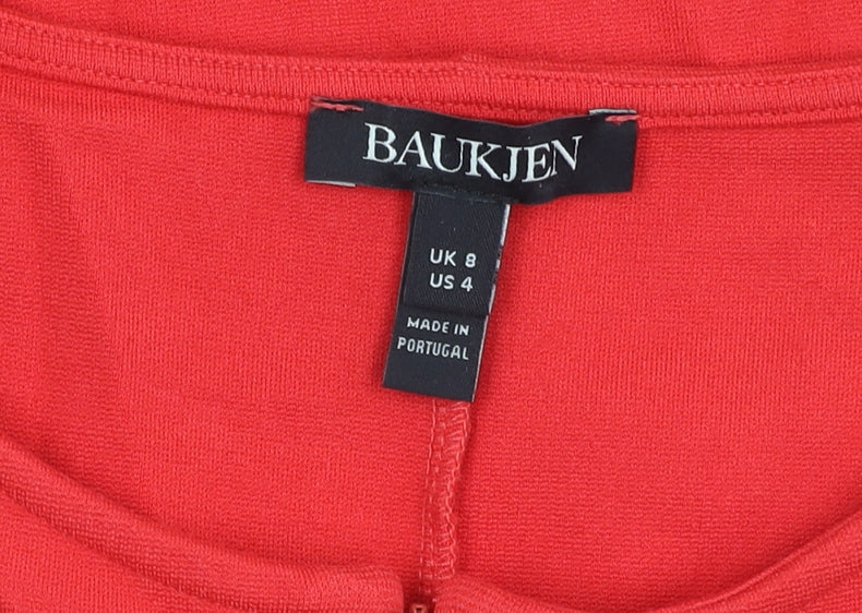 Baukjen Women's Red Cape Jumper Cape Regular Size 8