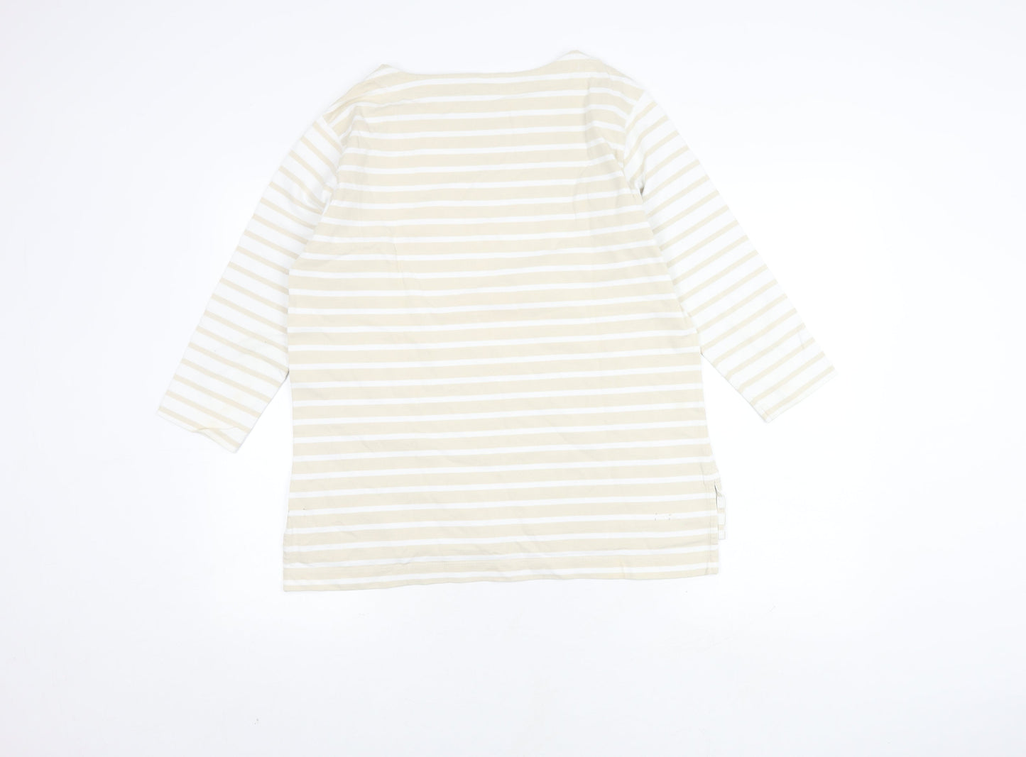 Womens UK Size 12 Marks and Spencer Beige  T-Shirt