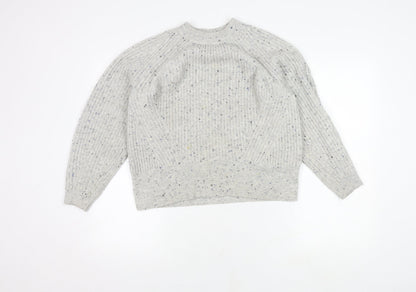 Womens UK Size M Marks and Spencer Grey Pullover Jumper