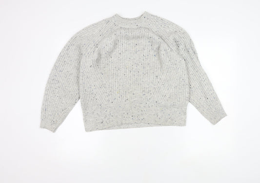 Womens UK Size M Marks and Spencer Grey Pullover Jumper