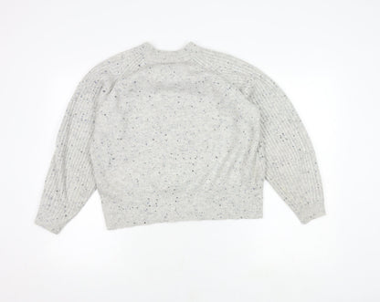 Womens UK Size M Marks and Spencer Grey Pullover Jumper