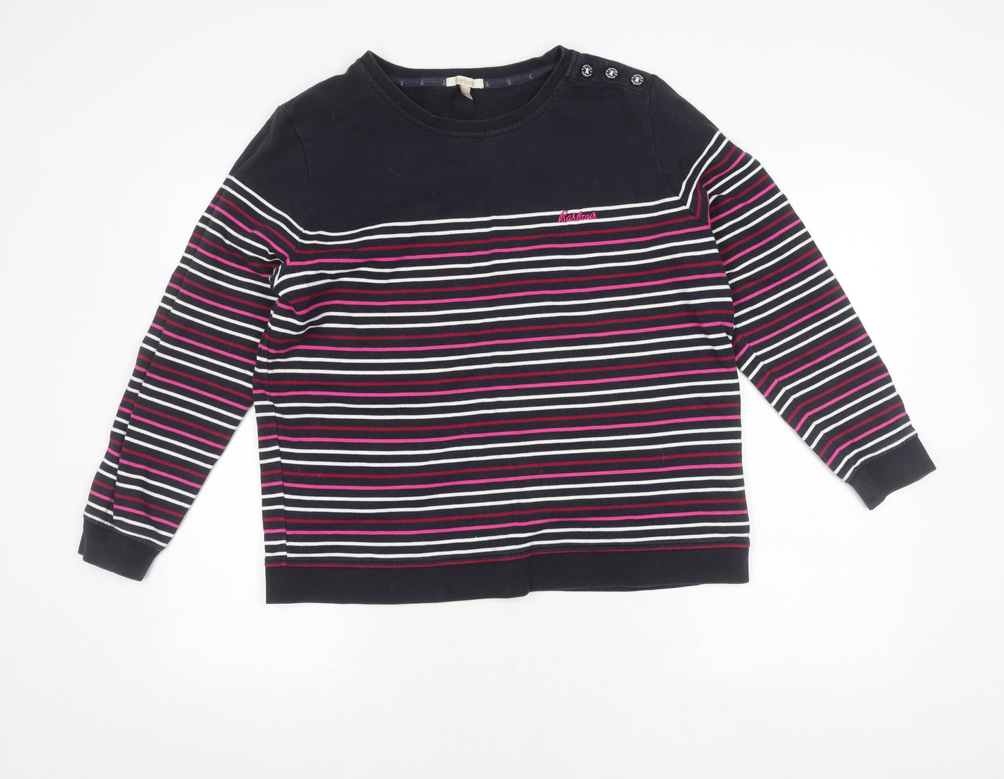 Barbour Womens Striped Jumper Size 16