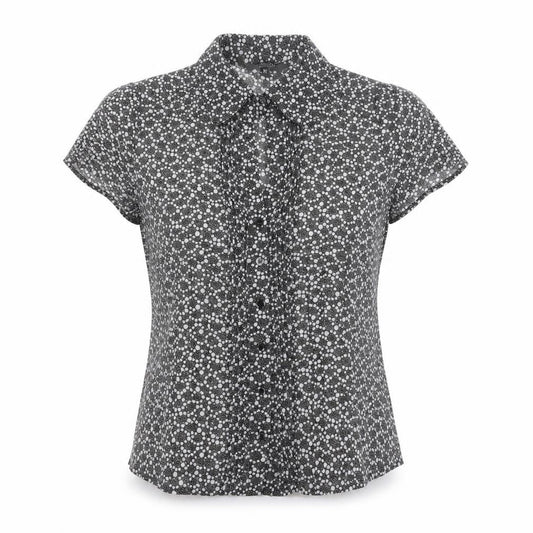 Womens UK Size 10 Debenhams Black  Button-Up
