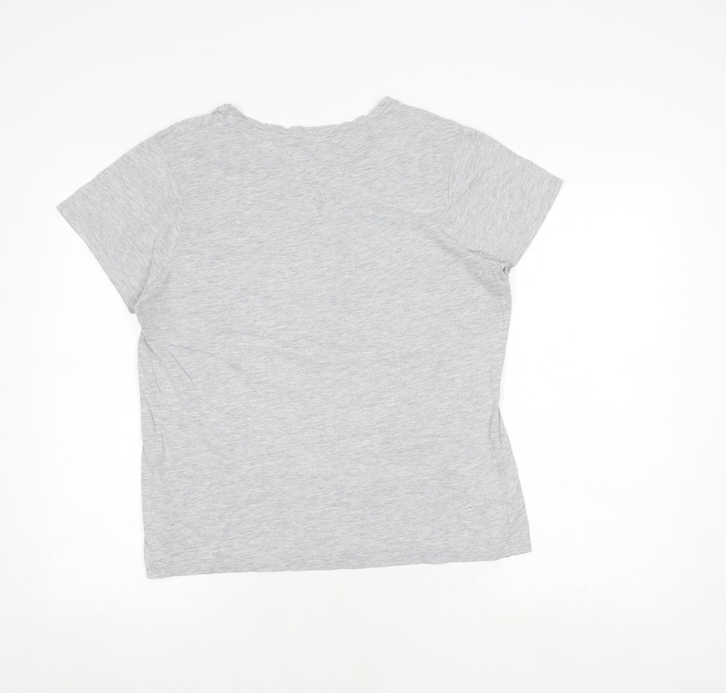 Womens UK Size 10 Zara Grey  T-Shirt
