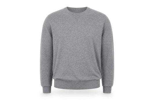 House of Fraser Men's Grey Cotton Pullover Jumper