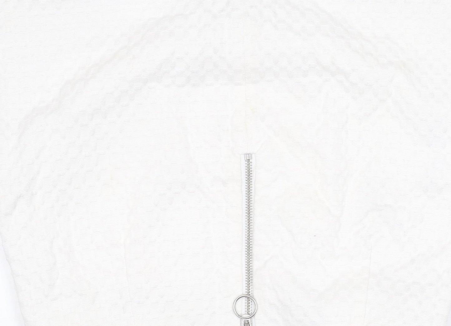 Womens UK Size 8 Topshop White Mini Skirt