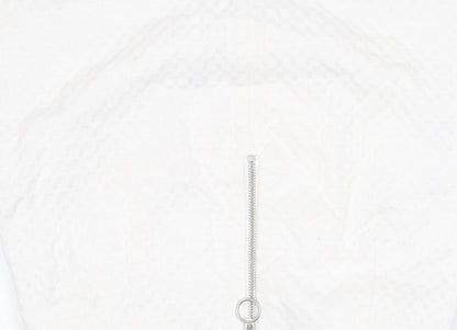 Womens UK Size 8 Topshop White Mini Skirt