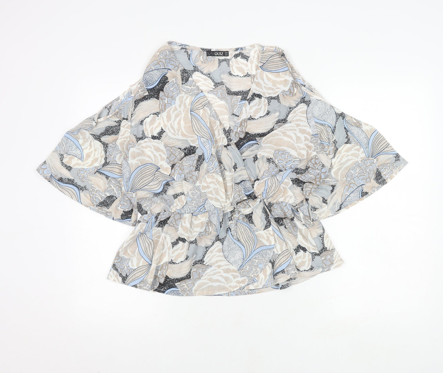 Quiz Women's Multicoloured Floral Blouse Size 16