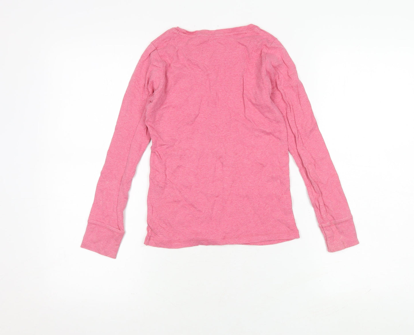 Mini Boden Girls Pink Long Sleeve T-Shirt, Size 9-10 Years