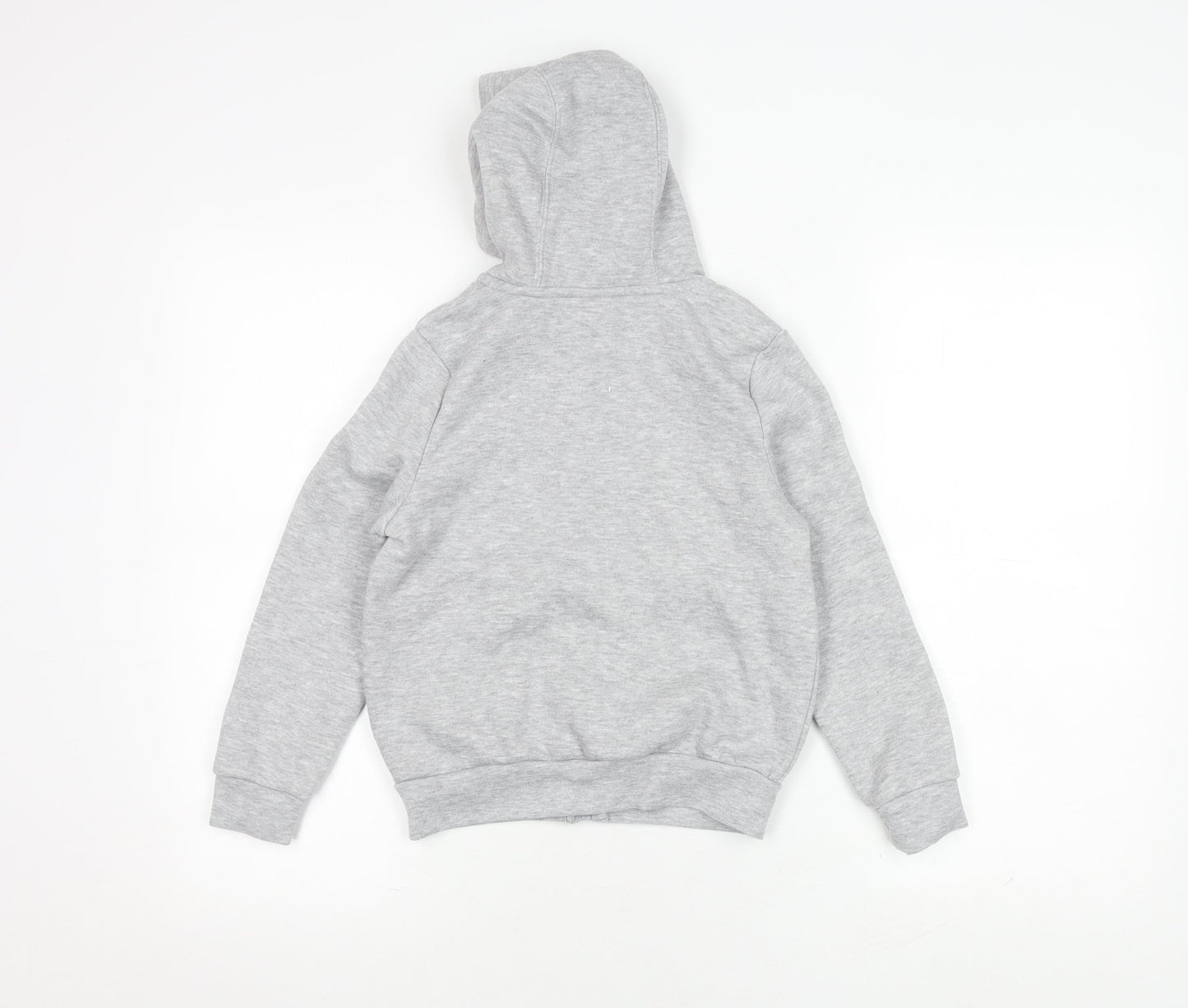 Slazenger Boys Grey Hooded Jacket 7-8Y Full Zip New