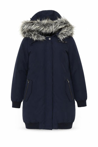 Womens UK Size 10 NEXT Blue Parka Coat