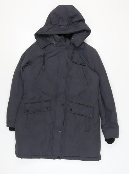 Maine New England Women's Blue Parka Coat Size 12