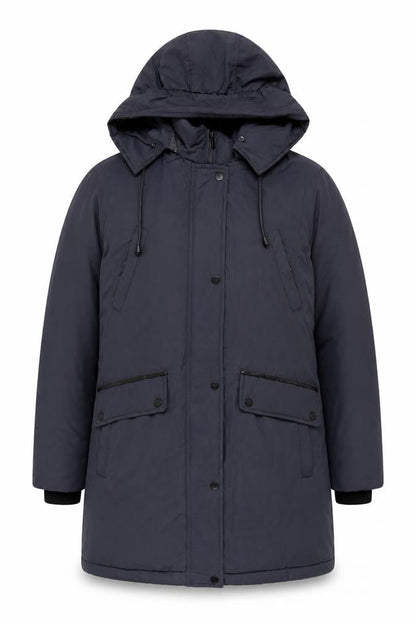 Womens UK Size 12 Maine New England Blue Parka Coat