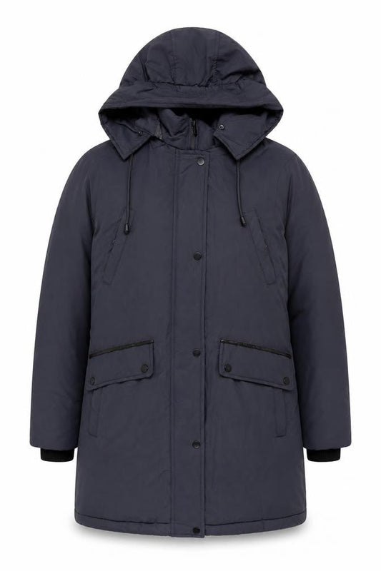 Womens UK Size 12 Maine New England Blue Parka Coat